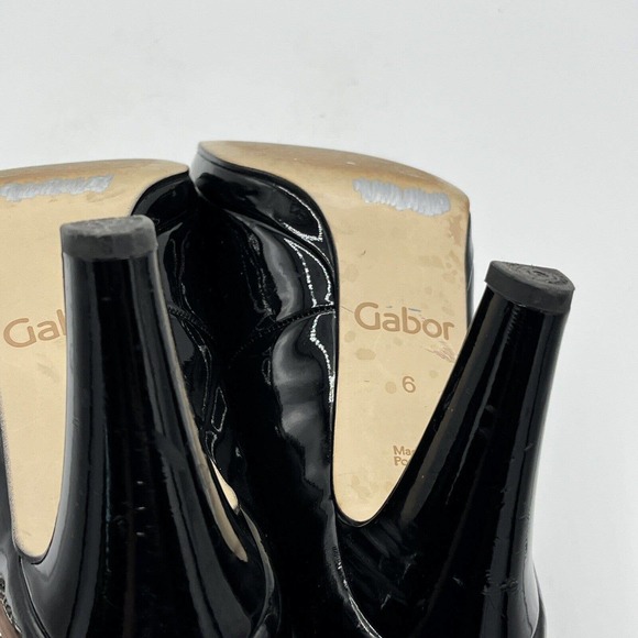 Gabor Splendid Pump Patent Round Toe High Heel Shoe - Picture 7 of 12